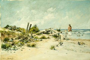 Gioco sulla spiaggia da William Louis Jnr. Sonntag
