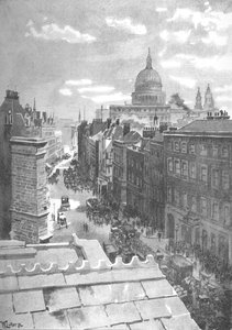 Aldersgate Street, 1891 da William Luker