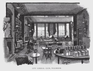 City Liberal Club, Walbrook da William Luker