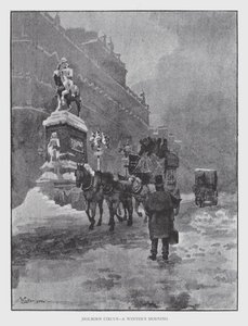 Holborn Circus, una mattina d