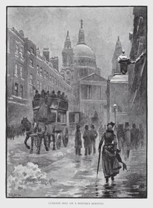 Ludgate Hill in una mattina d