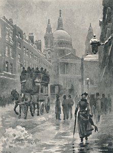 Ludgate Hill in una mattina d