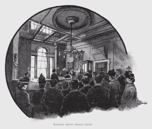Tribunale di polizia di Mansion House da William Luker