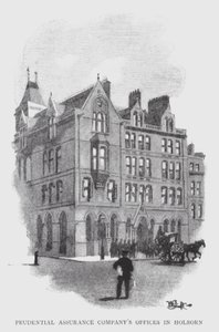 Uffici della Prudential Assurance Company a Holborn da William Luker