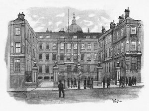 Il Collegio degli Araldi, Queen Victoria Street, 1891 da William Luker