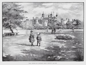 La Torre di Londra da Trinity Square da William Luker