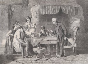 Ritratto del Nonno, da Illustrated London News, 4 gennaio 1862 da William Luson Thomas