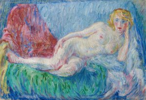 Nudo sdraiato da William Malherbe