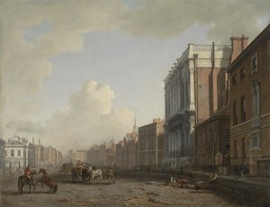 Whitehall, guardando a nord-est, c.1775 da William Marlow