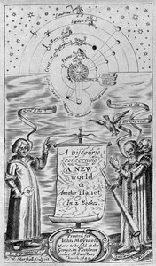 Discorso su un nuovo mondo e un altro pianeta in 2 libri, 1640 (frontespizio)