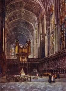 Interno della cappella del Kings College dal coro