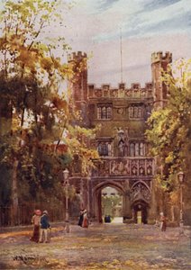 Il cancello del Trinity College da William Matthison