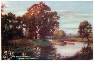 Il fiume Cherwell, sotto i parchi