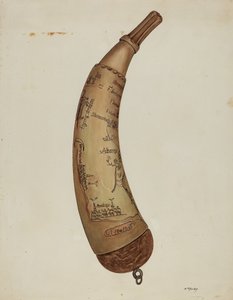 Corno da polvere, c. 1940