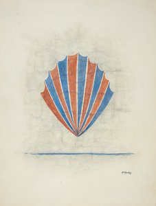 Disegno di restauro: pittura murale, 1938 da William McAuley