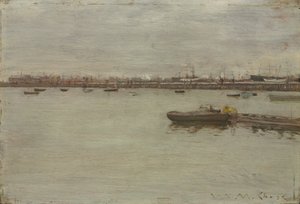 Giornata grigia nella baia