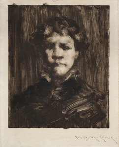 Testa di ragazzo da William Merritt Chase