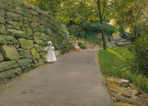 Nel parco da William Merritt Chase