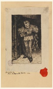 Keying Up: Il giullare di corte da William Merritt Chase