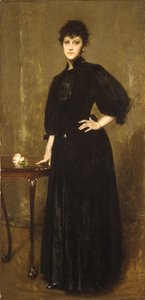 La signora in nero da William Merritt Chase