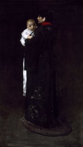 Madre e figlio (Il primo ritratto) da William Merritt Chase