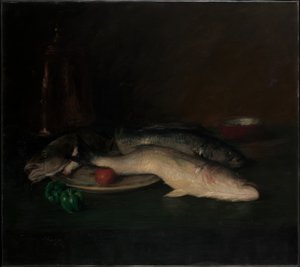 Natura morta: pesce da William Merritt Chase