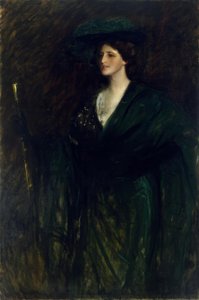 La Signora di Smeraldo da William Merritt Chase