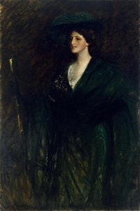 La dama di smeraldo da William Merritt Chase
