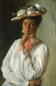 Donna in bianco