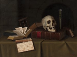 Memento Mori, To This Favour, 1879 da William Michael Harnett