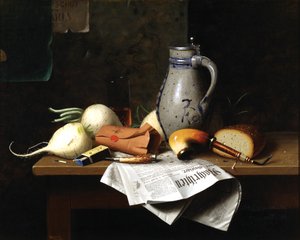 Natura morta di Monaco da William Michael Harnett