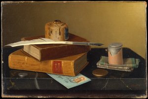 Il tavolo del banchiere da William Michael Harnett