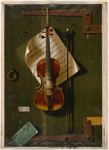 Il vecchio violino da William Michael Harnett