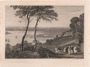 Plymouth Dock, da Mount Edgecumbe da William Miller