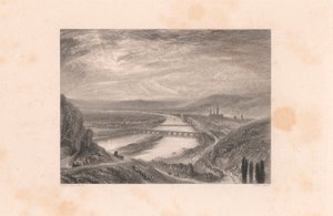 Rouen, dalla collina di Santa Caterina da William Miller