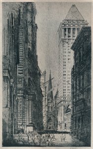 Wall Street, New York, c1913 da William Monk