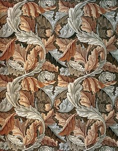 Carta da parati Acanthus, disegnata da William Morris (1834-96) da William Morris
