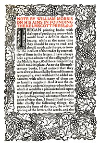 Kelmscott Press: Pagina stampata in Golden Type, c.1895, 1914 da William Morris