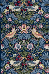 Ladro di fragole. Tessuto decorativo, 1883 da William Morris