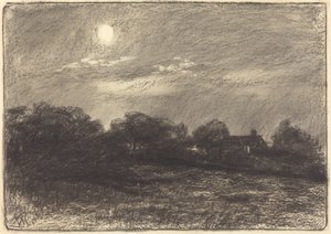Sera, Paesaggio Agricolo da William Morris Hunt