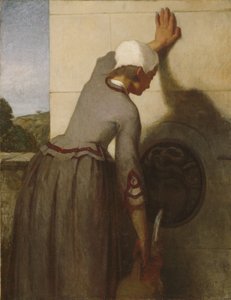 Ragazza alla fontana da William Morris Hunt
