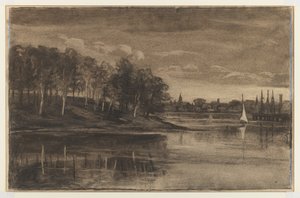 Paesaggio - Scena del Lago da William Morris Hunt