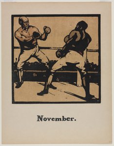 Un Almanacco di Dodici Sport: Boxe da William Nicholson