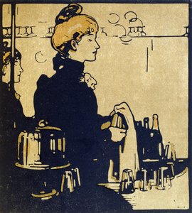 Barista, illustrazione da 