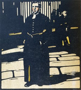 Ragazzo con la Giacca Blu, illustrazione da 