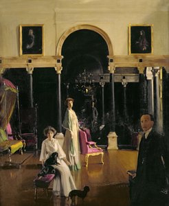Ritratto di Gruppo della Famiglia del Conte di Plymouth da William Nicholson