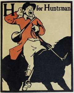 H è per Cacciatore, illustrazione da 