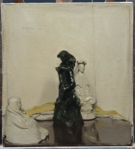 Statuette e bronzo di Rodin da William Nicholson