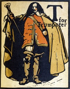 T è per Trombettiere, illustrazione da 
