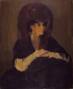 Il velo marrone Ritratto di Mrs Harrington Mann